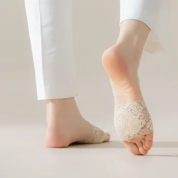 Летни чорапи в пода длани, дантелени памучни еластични мрежести стелки в пода длани, чорапи с пет пръста, чорапи-разделителят за краката, Грижа за краката