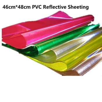 Квадратно PVC светоотражающее покритие Дрехи, Обувки, чанта, дъждобран Предупредителен материал