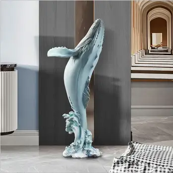 Модерен и луксозен външен кит от фибростъкло, украса за дома, фигурки за всекидневната, занаяти, аксесоари за хотели, скулптура за верандата, за украса