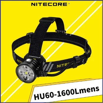 Налобный фенер NITECORE HU60 Elit се захранва от USB, 1600 лумена, безжична електронна фокусирующая на прожекторите с гривната дистанционно управление