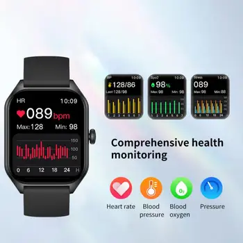 Смарт часовници H40 с пълен екран, мониторинг на кръвното налягане, слушането на музика, камера за дистанционно управление, гривна, аксесоари