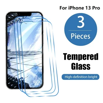 3 БР. Защитно Стъкло за iPhone 13 12 11 Pro Max екран Протектор за iPhone XR Xs Max X 7 8 Plus 13 12 Mini SE 2020 Стъкло