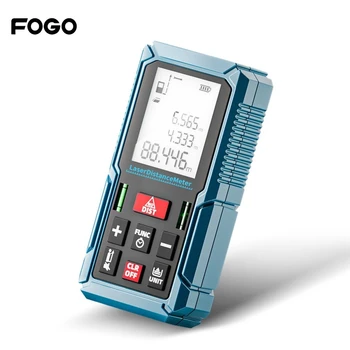 Лазерен далекомер FOGO, ръчно инфрачервена измервателна линийка, електронна владетел, машина за висока точност измервателен уред за измерване на разстояния