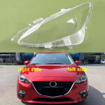 За Mazda 3 Axela 2014 2015 2016 Халогенна капак отпред фарове Прозрачна лампа Обектив лампа Корпус фарове от плексиглас