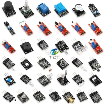 Комплекти СЕНЗОРИ 37 В 1 за ARDUINO високо качество за начинаещи Arduino (работи с официални таксите за Arduino) с предавателна