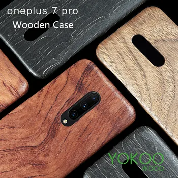 За OnePlus 9 Pro 8T 8/8 Pro/7/7 Pro/7T/6t/5t/6 Дървени розово дърво Бамбук, Орех Enony Wood Тънка делото от естествено дърво