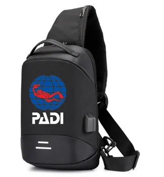 2023 НОВ мъжки наплечный раница с логото на PADI Icar, походный раница, найлонова чанта за туризъм на открито, туризъм чанта-прашка