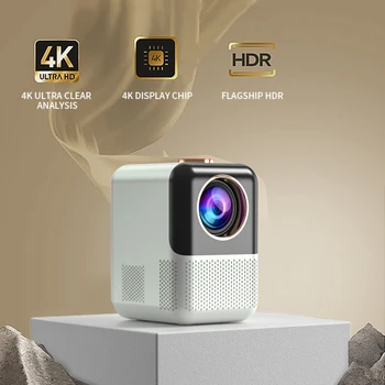 X10 с Android 10 Проектор 5G Wifi BT Поддръжка на 1080P, 4K Преносим Мини видео проектор led Smart Projector За Домашния Офис, Кино Нова
