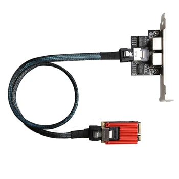 L43D Двойна RJ-45 10/100/1000 Mbps Gigabit Ethernet Адаптер, MINI PCI-E Поддръжка на локална карта за Windows Win 7/Win 8