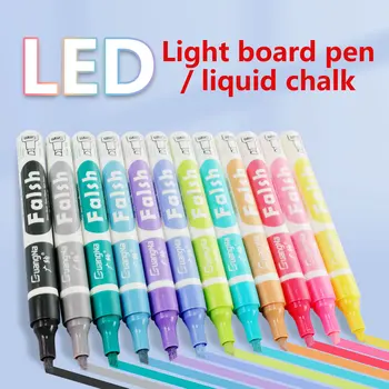 Моранди Color 8 мм течен тебешир маркери, маркер за влажен изтриване, дръжка за led флуоресцентни дъска, тебешир на дъската, знаци, прозорци, черна дъска, стъкло