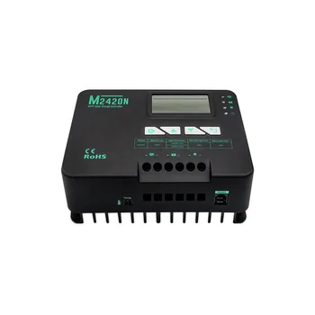 Нов 12 В 24 В 20A с LCD екран MPPT контролер за слънчеви зареждане M2420N