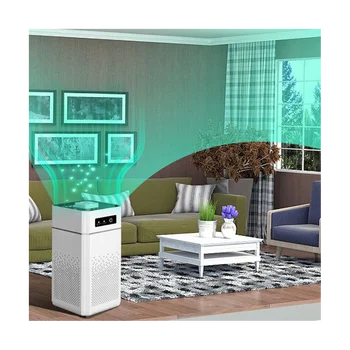 Портативен пречиствател на въздух, йонизатор, отстраняване на негативното миризма на дим, Hepa филтър, авто освежители за въздух за дома спални