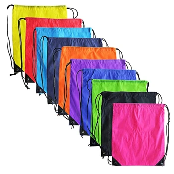 Индивидуално чанти Drawstring Полиестер Слагат Торбички торбички Подпруги се Поставя В торби Със Собствен Отпечатването на лого на планината тавър