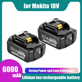 За Makita 18 6000 mah Акумулаторна Мощност Инструменти Батерия с LED Литиево-йонна батерия Подмяна на LXT BL1860B BL1860 BL1850 BL1830