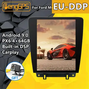 Tesla Екран на Android PX6 за Ford Mustang 2010-2014 Автомобилен мултимедиен стереоплеер CARPLAY Без Радио DVD GPS Навигация Главното устройство