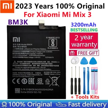 Въведете Mi Оригинална Батерия за телефон BM3K 3200 ма За Xiao Mi Mix 3 Mix3 Висококачествени Сменяеми Батерии на Дребно Опаковка Безплатен Инструмент