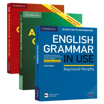 3 книги Cambridge Essential Advanced English Grammar in Use, колекция от книги Advanced Essential English Grammar in Use, Libros