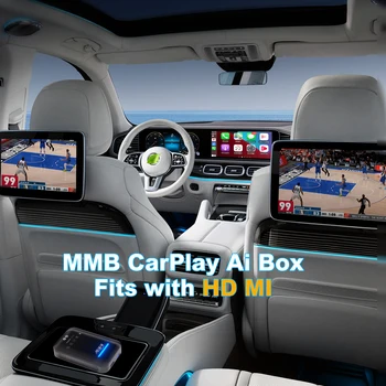 4 + 64 GB MMB CarPlay AI Box Android 11 Magic Box CarPlay MMB Безжична Apple CarPlay ai box Онлайн YouTube, Netflix