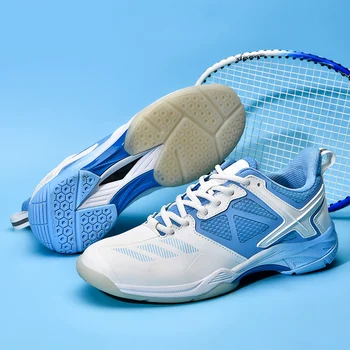 Нова мъжки спортни обувки за бадминтон, професионални обувки за тренировки по бадминтон, дишаща тенис обувки, нескользящая мъжки обувки за тенис на маса