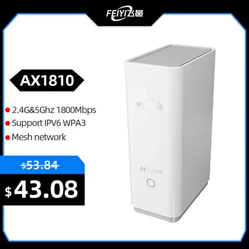 FEIYI AX1800 Wifi6 WiFi Рутер Wifi Усилвател на сигнала Ретранслатор Разширяване Gigabit Wifi Усилвател 2,4 G 5 Ghz двойна лента Мрежест Wifi Рутер