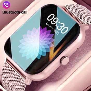 2023 смарт часовници дамски 1,83-цолови Bluetooth часовници за разговор с пълен сензорен екран, водоустойчив спортни smart-часовници, модни дамски умен часовник