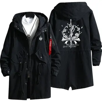 Ново палто Fate Zero, hoody с качулка Nero Saber, cosplay Q22, тренч Fgo, мъжко модно есенно-зимния памучно палто с аниме-принтом цип на яке