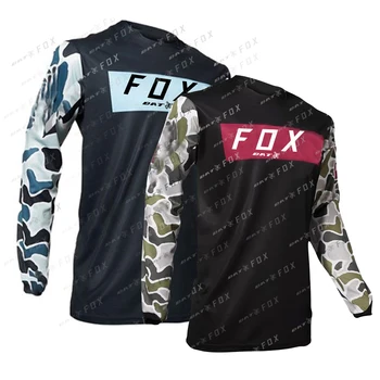 Мъжка риза BATFOX МТБ за скоростно спускане, джърси за мотокрос, бързосъхнеща дишаща майк за планински велосипед