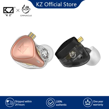 KZ x Crinacle CRN ZEX Pro ушите HI-FI Слушалки С электростатической технология Hybird Жични Слушалките С Шумопотискане Спортни Слушалки