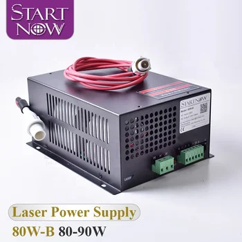 Startnow 80W-B CO2 лазерен източник на захранване 80 W 90 W 110 В На 220 В лазерна тръба CO2 за лазерно рязане, резервни части за гравиране