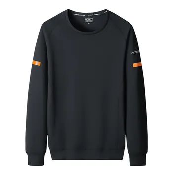 2023 Нов Пуловер с кръгло деколте, Мъжката Есенно-Зимния Голяма Спортна База Пуловер на Модната марка, Ежедневни тениски с дълъг ръкав