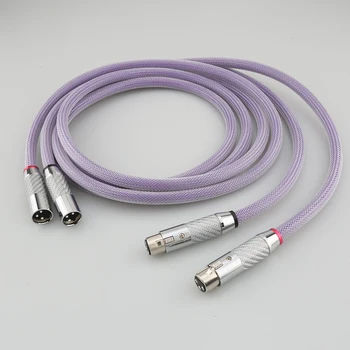 Аудио кабел Audiocrast8n PRISM XLR аудио свързване кабел с посеребренным 3-пинов XLR балансным конектор, аудио кабел