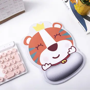Подложка за мишка ултра-удобен 3D сладки анимационни компютър, поставка за китките, подложка за мишка, за офиса