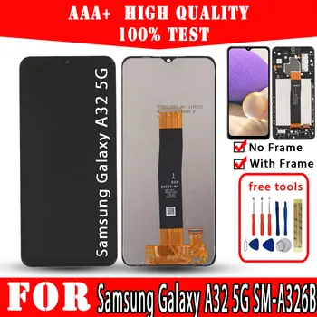 Оригинални LCD дисплей за Samsung Galaxy A32 5G SM-A326B Дисплей Премия за Качество, резервни Части за Сензорния екран, Ремонт на Мобилни телефони