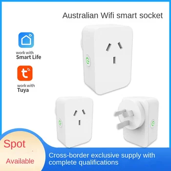 Интелигентно гнездо на австралийския стандарт, гласово управление, таймер, прекъсвач за умен дом, штепсельная вилица WiFi