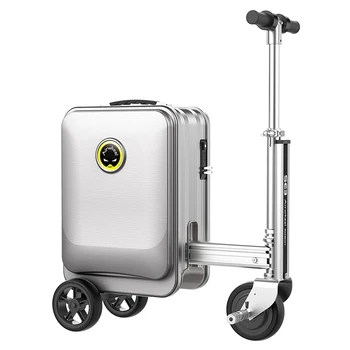 Електрически куфар SE3S за пътуване, куфар за конна езда, ультралегкий мобилен скутер, USB зареждане, ръчния багаж на колела, 21 л