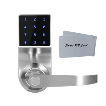 Електронен надеждна дигитална система за заключване на вратите без ключ за сигурност на дома и офиса, сензорен екран