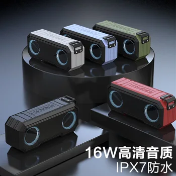 465834658436 Нови маратонки Croshgs-border X8 TWasS Bluetooth speakh с подкрепата IPX7 водоустойчив колан, заряжающий банка, двойни високоговорители