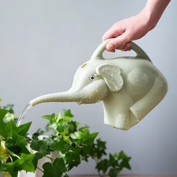 2Л Творчески пластмасов разбрызгиватель с дълъг нос, за дома, зелен гърне, лейка, поливочный гърне, градински гърне