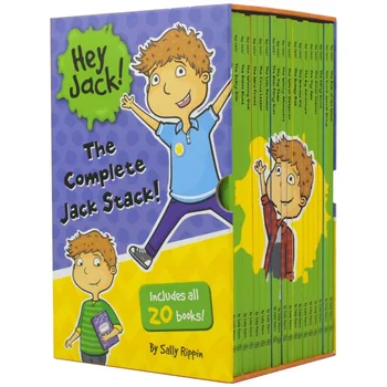 20 бр/компл. Здрасти, Джак!The Complete Jack Stack Английски сборник с разкази с картинки Детски книги за деца libros комплекти книги