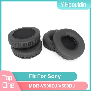 Амбушюры за Sony MDR-V500DJ V500DJ, втулки за слушалки, меки тампони от полиуретан, поролоновые амбушюры, черен