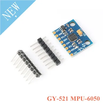 Модул GY-521 MPU-6050 MPU6050 3-аксиални аналогови сензори, жироскопи 3-аксиален модул, акселерометър