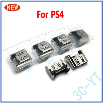 2 бр. нов конектор за порта на Playstation 4, съвместими с HDMI, конектор за интерфейс на SONY PlayStation 4, за PS4 Fat Port Socket