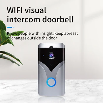 М 20 Домашен Wi-Fi визуален звънец HD гласова домофон интелигентна камера за наблюдение UBOX безжична мрежова звънец