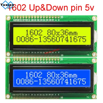 Модул LCD дисплей 1602 16x2 1602 a екран с двоен контакт 16pin