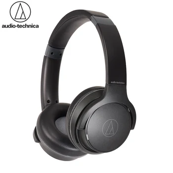 Audio-Technica ATH-S220BT Bluetooth слушалка, звукоизолирующие слушалки, тежки баси, жични и безжични игрови музикални слушалки с двойно предназначение
