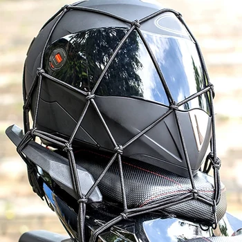 Мотоциклетът багажная окото на Мотора 6 куки държат резервоар за гориво Багажная окото уеб бънджи Черен мотоциклет велосипед 6 куки Резервоар Автомобилен стайлинг