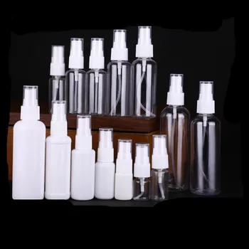 100 бр./лот, шишета за еднократна употреба, Пластмасов спрей парфюм, мини-празен пулверизатор, преносими аксесоари за пътуване