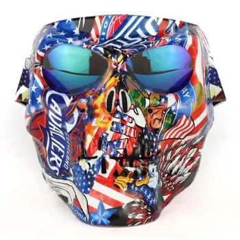 Шлем-маска за лице, гидроцикл, подвижни слънчеви очила, каски за скутери, маска, очила, очила за скейтборд, мотокрос, мотоциклетни очила