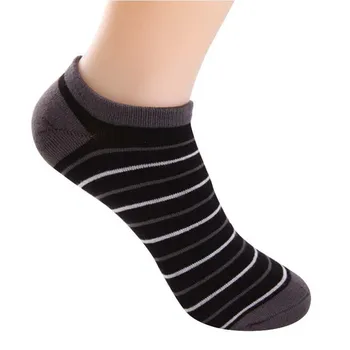 5 чифта мъжки чорапи, лято-есен, тънки удобни чорапи, мъжки ботильоны, модерен класически райета мъжки чорапи от бамбук и памук, Meias Сокс Calcetines