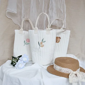 Чанти за майки MILANCEL, чанта за пелени с бродерия, чанти за детски колички